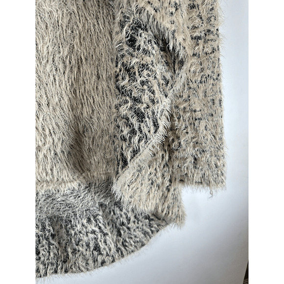 Vintage‎ Concept Cardigan Open Front Neutral Minimalist Faux Fur Woman’s XL NWT - Picture 3 of 16
